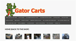 Desktop Screenshot of gatorcarts.com