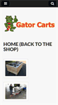 Mobile Screenshot of gatorcarts.com